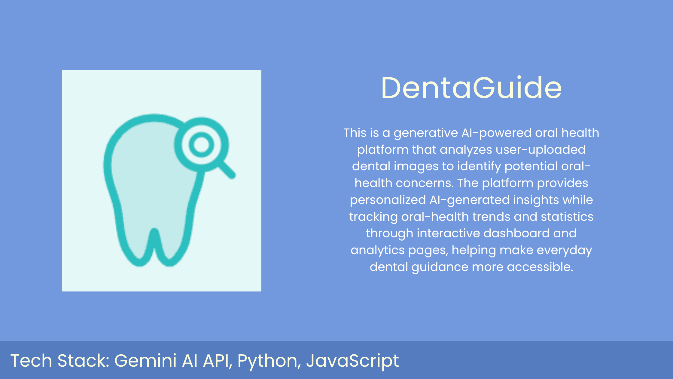 DentaGuide project screenshot